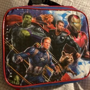 Marvel Avengers lunch bag-Red and Blue